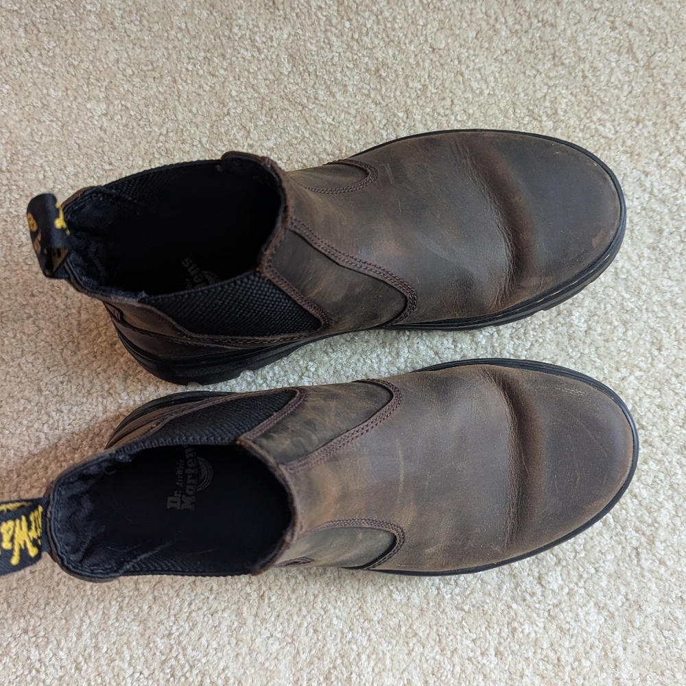 Dr. Martens Brown Leather Embury Chelsea Boots - Picture 3 of 6